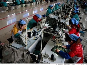 Một xưởng may của Trung Quốc. Ảnh minh họa. (Nguồn: AFP/Getty Images)