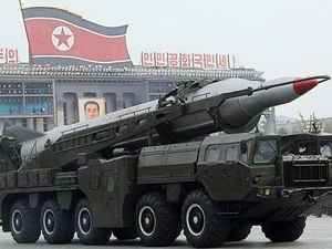Tên lửa Triều Tiên. Ảnh minh họa. (Nguồn: Scanpix)
