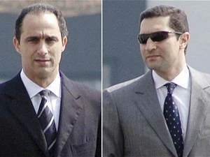 Hai con trai của cựu Tổng thống Hosni Mubarak. (Nguồn: Reuters)
