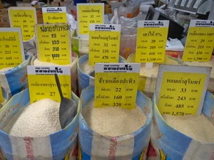 Các loại gạo của Thái Lan. (Ảnh: nbcnews.com)