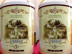Sữa dê Danlait (Nguồn:PV/Vietnam+)