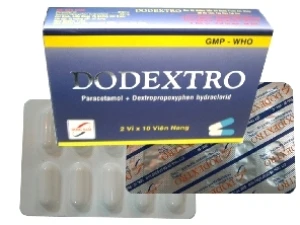Thuốc viên nang Dodextro. (Nguồn: dongnampharma.com.vn)