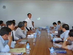 Chủ tịch Ủy ban Nhân dân tỉnh Nguyễn Văn Nên phát biểu tại buổi làm việc. (Nguồn: Baotayninh.vn)