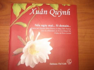Bìa tập thơ song ngữ Việt-Pháp. (Nguồn: TT&VH)