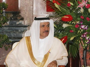 Bộ trưởng Kinh tế Các tiểu vương quốc Arập thống nhất (UAE) Sultan Bin Saeed Al Mansouri. (Ảnh: Nguyễn Khang/TTXVN)