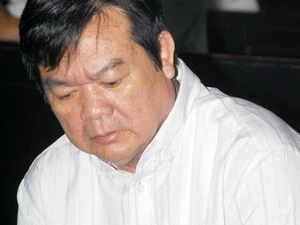 Bị cáo Nguyễn Văn Khỏe tại phiên tòa sáng 3/8. (Ảnh: Hoàng Hải/TTXVN)