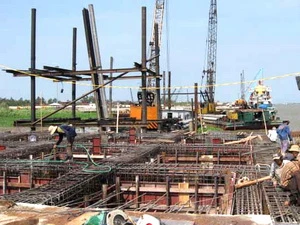 Dự án cảng Cái Cui do Vinalines làm chủ đầu tư. (Ảnh: Trần Khánh Linh/TTXVN)