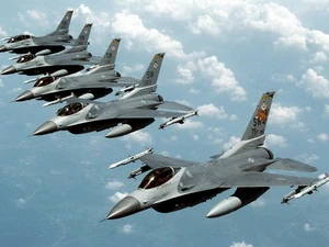 Máy bay tiêm kích F-16 của Mỹ. (Nguồn: Reuters)