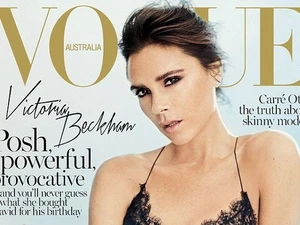 Victoria Beckham trên trang bìa tạp chí Vogue.