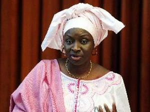 Bộ trưởng Tư pháp Senegal Aminata Toure phát biểu trước phiên họp Quốc hội ở Dakar ngày 19/12/2012. (Nguồn: AFP/TTXVN)