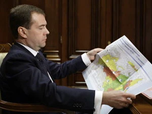 Tổng thống Dmitry Medvedev. (Nguồn: Internet)