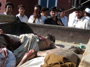 Lực lượng an ninh Pakistan tiêu diệt phiến quân trong chiến dịch quân sự ở Lower Dir. (Nguồn: AFP/TTXVN)