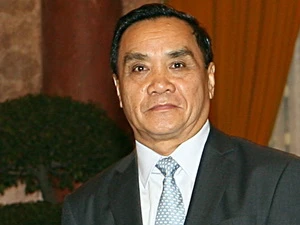 Thủ tướng Lào Thongsinh Thammavong. (Ảnh: Nguyễn Khang/TTXVN)