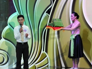 Thí sinh tham gia cuộc thi "Người dẫn chương trình truyền hình 2010." (Nguồn: Internet)