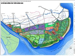 Bản vẽ Quy hoạch khu kinh tế Định An. (Nguồn: Internet) 