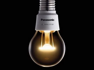Đèn LED Clear Type mô phỏng đèn sợi đốt truyền thống. (Nguồn: Panasonic)