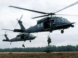 Trực thăng Black Hawk của Mỹ. (Nguồn: AFP)