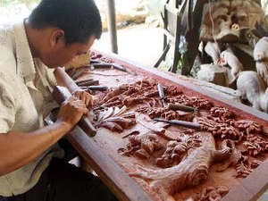 Làng nghề mộc truyền thống Kim Bồng của Quảng Nam. (Nguồn: TTXVN)