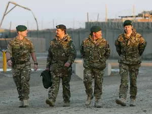 Binh sỹ Anh tại căn cứ Forward Operating tỉnh Helmand, Afghanistan. (Nguồn: AFP/TTXVN)