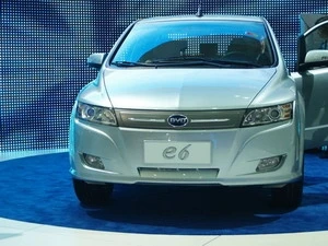 Mẫu xe điện E6 của BYD. (Nguồn: Internet)