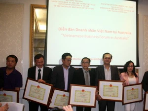 Diễn đàn doanh nhân Việt Nam tại Australia, một trong những hoạt động thúc đẩy thương mại hai nước. (Ảnh: Võ Giang/Vietnam+)