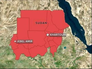 Khu vực mỏ vàng tại Darfur ở Sudan. (Nguồn: news.sky.com)