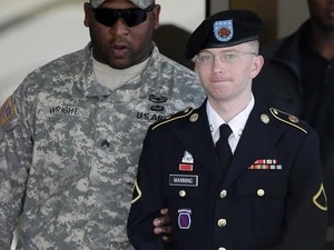 Binh sỹ lục quân Mỹ Bradley Manning. (Nguồn: AFP)