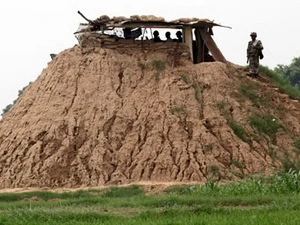 Một trạm an ninh của Ấn Độ. (Nguồn: AFP/Getty Images)