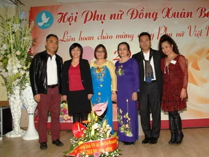 Hội phụ nữ Đồng Xuân tại Đức kỷ niệm ngày Phụ nữ Việt Nam. (Ảnh: Thanh Hải/Vietnam+)
