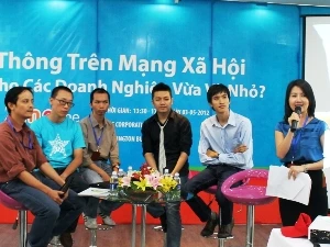 Tọa đàm “Tác động của Internet tới sự phát triển của kinh tế Việt Nam” (ẢNh: Trung Hiền/Vietnam+)