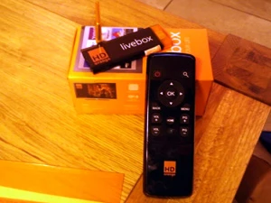 Livebox có thể "hô biến" tivi thường thành Smart TV. (Ảnh: T.H/Vietnam+)
