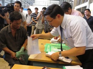 Đại sứ quán đang tiến hành làm các thủ tục bàn giao thi thể nạn nhân vụ cháy xưởng may về nước. (Ảnh: PV/Vietnam+)
