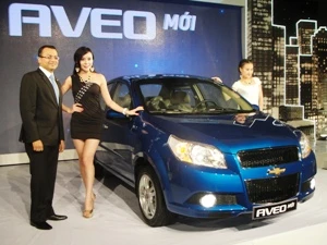 Chevrolet Aveo 2013 có mặt tại Việt Nam. (Ảnh: Việt Hùng/Vietnam+)