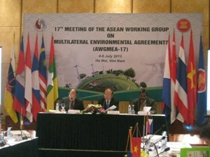 Hội nghị Nhóm công tác ASEAN về các công ước đa phương về môi trường lần thứ 17. (Ảnh: Hùng Võ/Vietnam+)