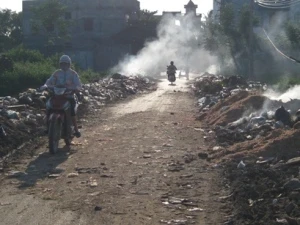 Ô nhiễm môi trường ảnh hưởng nghiêm trọng tới sức khỏe cộng đồng. (Ảnh: Hùng Võ/Vietnam+)
