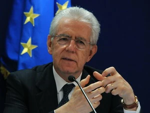 Thủ tướng Italy Mario Monti. (Nguồn: AFP/TTXVN)