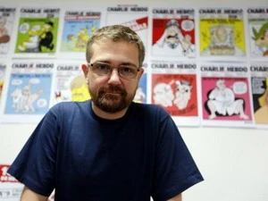 Tổng biên tập tờ Charlie Hebdo, Stephane Charbonnier. (Nguồn: france24.com)