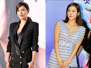 Diễn viên Park Si-Yeon và Hyun Young. (onekpop.com)