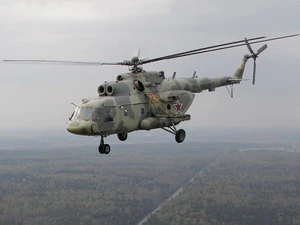 Máy bay trực thăng Mi-17 của Nga. 
