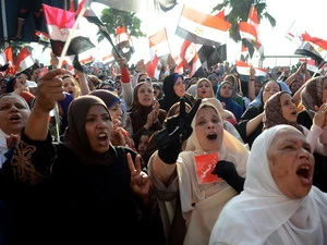 Biểu tình phản đối tổng thống Morsi. (Nguồn: AFP/TTXVN)