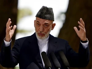 Tổng thống Afghanistan Hamid Karzai. (Nguồn: THX/TTXVN)