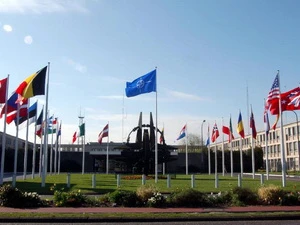 Trụ sở của NATO tại Brussels. (Nguồn: Internet)