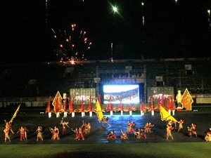Lễ bế mạc ASEAN Para Games 6. (Ảnh: Ngọc Trường/TTXVN)