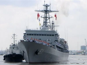 Tàu huấn luyện Trịnh Hòa của Hải quân Trung Quốc. (Nguồn: AP)