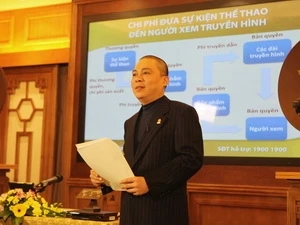 Chủ tịch Hội đồng Quản trị AVG Phạm Nhật Vũ. (Nguồn: PV/Vietnam+)