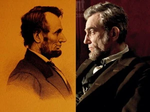 Daniel Day-Lewis (phải) vào vai tổng thống Abraham Lincoln. (Nguồn: geeknation.com)