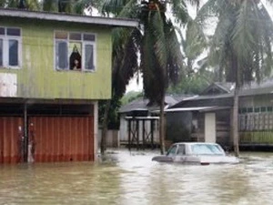 Cảnh ngập lụt ở bang Terengganu. (Nguồn: poleshift.ning.com)
