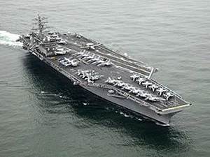 Tàu sân bay USS Nimitz. (Nguồn: en.wikipedia.org)