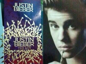 Nước hoa "The Key" sắp ra mắt của Bieber. (Nguồn: DS.co.uk)