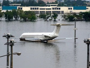 Cảnh lũ lụt tại Bangkok năm 2011 (Nguồn: AFP/TTXVN)